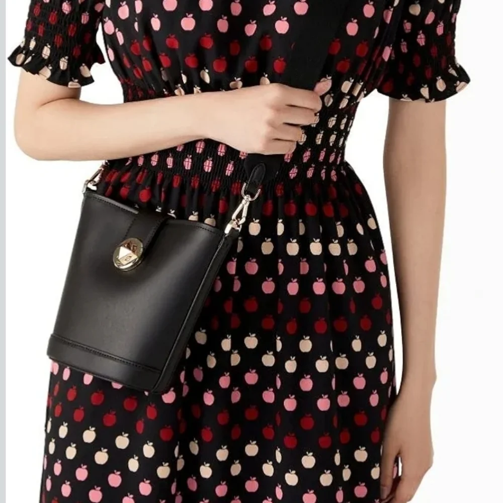 NEW Kate Spade ♠️ Black Audrey Mini Bucket Bag